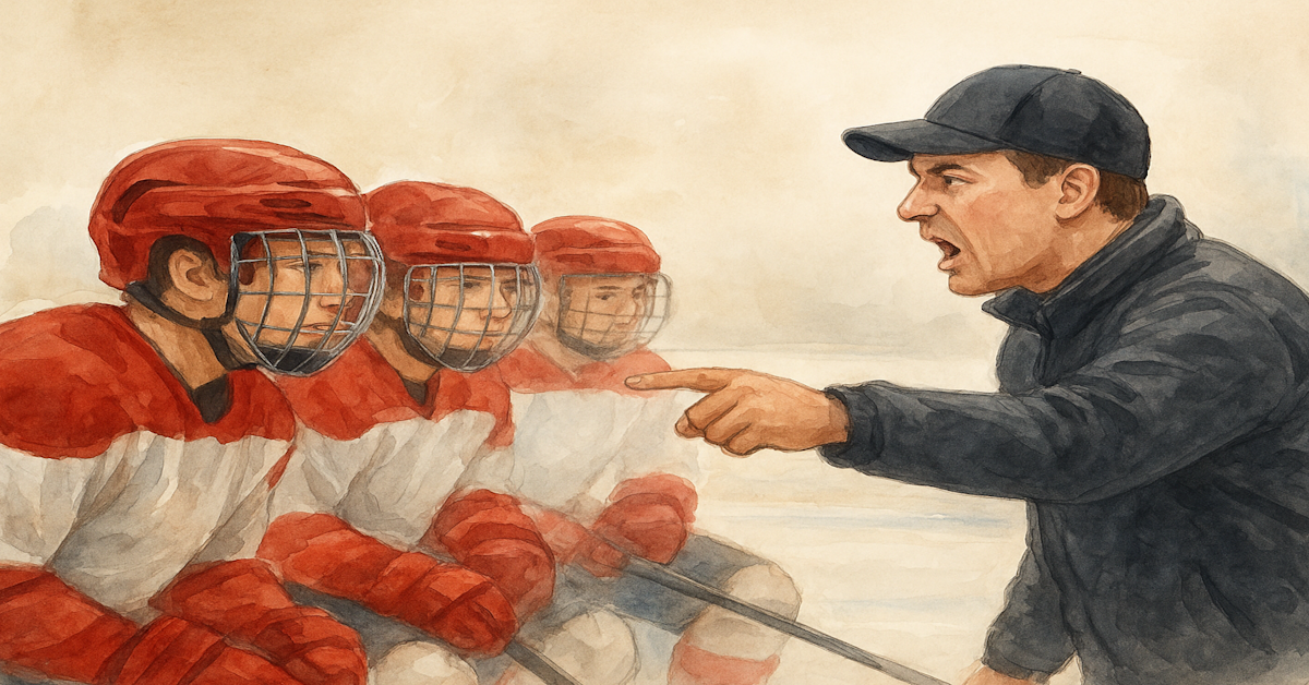 Voice of the Bench — Communicating Under Pressure on the Ice