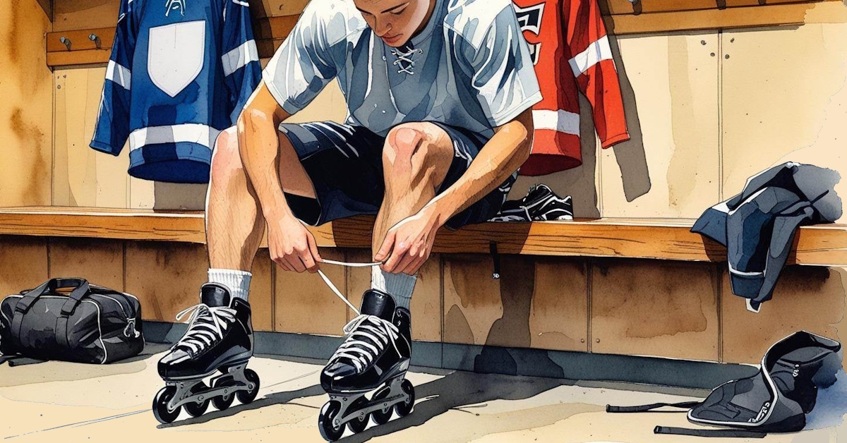 Transitioning from Wheels to Ice Hockey